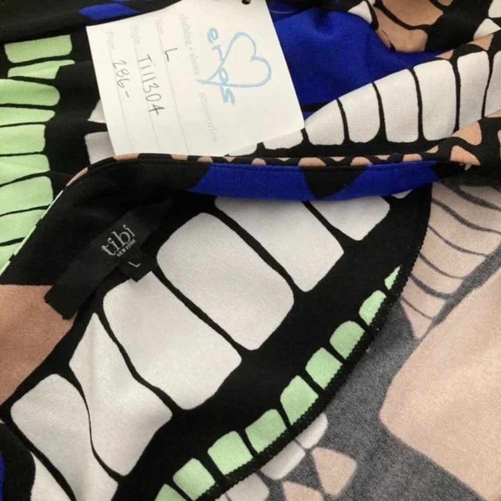 TIBI Printed Mini Dress - Picture 3 of 10